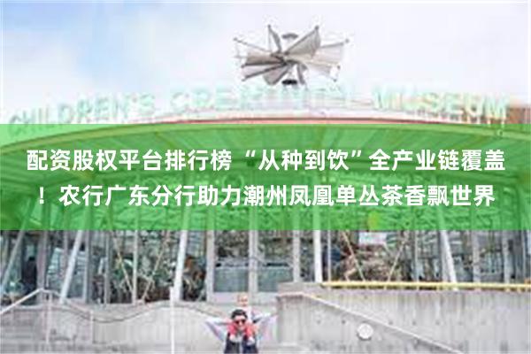 配资股权平台排行榜 “从种到饮”全产业链覆盖！农行广东分行助力潮州凤凰单丛茶香飘世界