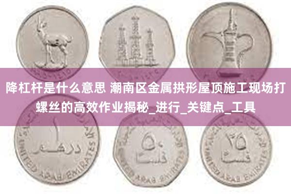 降杠杆是什么意思 潮南区金属拱形屋顶施工现场打螺丝的高效作业揭秘_进行_关键点_工具