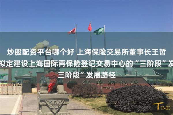 炒股配资平台哪个好 上海保险交易所董事长王哲：初步拟定建设上海国际再保险登记交易中心的“三阶段”发展路径